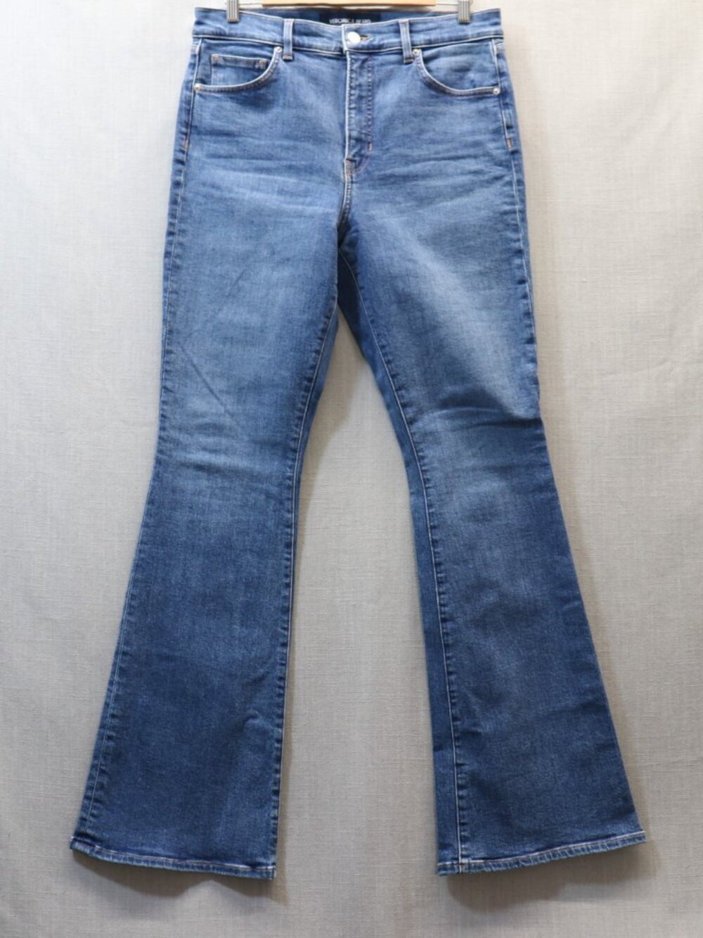 Veronica Beard Beverly Skinny Flare Jeans Sedona River High Rise 31 Blue - Picture 3 of 14